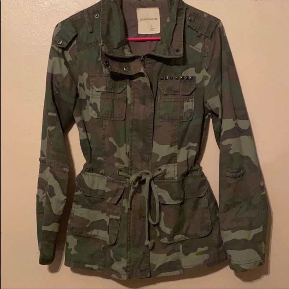 Military green jacket